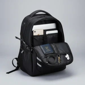 Sac a dos impermeable 15.6 pouces voyage connecté - Vue 1 - Sac a Dos Impermeable