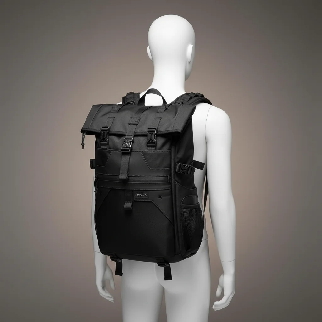 Sac a dos impermeable roll top modulable - Vue 5 - Sac a Dos Impermeable